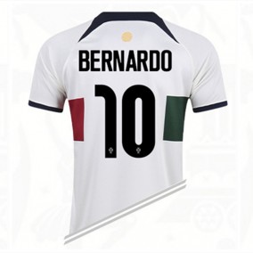 Seconda Maglia Portogallo Mondiali 2022 Bernardo Silva 10